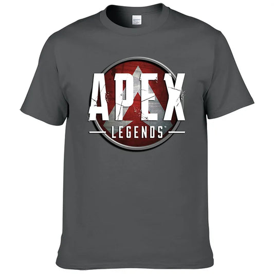 Short Sleeve Print T Shirt Men Summer Cotton Tshirt Clothing New Fashion Casual Apex Legends Harajuku Tee Style Cool Top F81