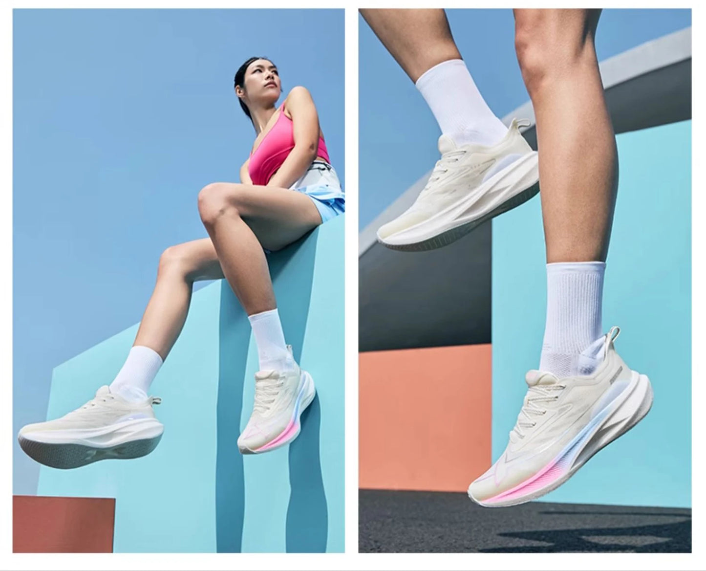 Xtep 2000KM 2.0 Running Shoes Men  Summer Professional TPU Shock Absorption Sneakers (suggest half size down) 876219110043