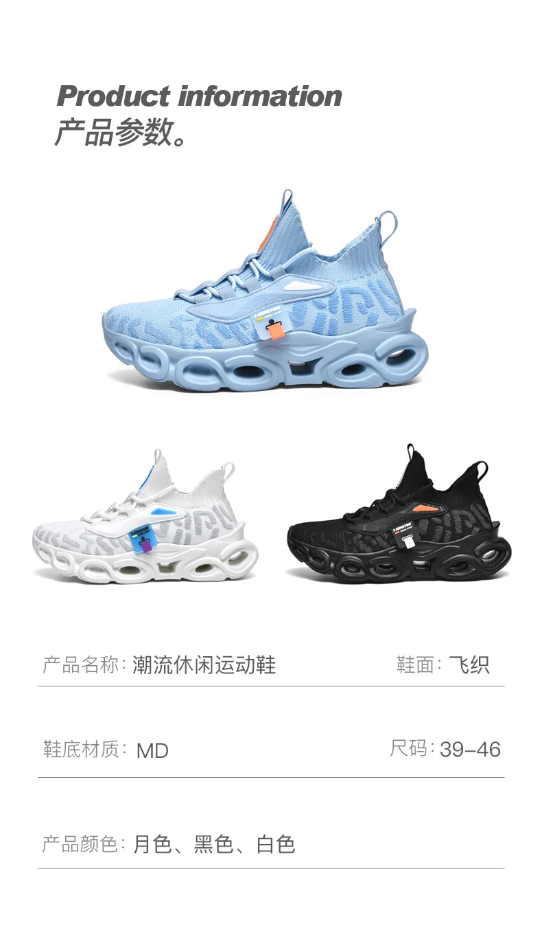 Men's Sneakers Luxury Designer Casual Shoes Platform Shoes Fashion Blade Loafers Running Shoes for Men