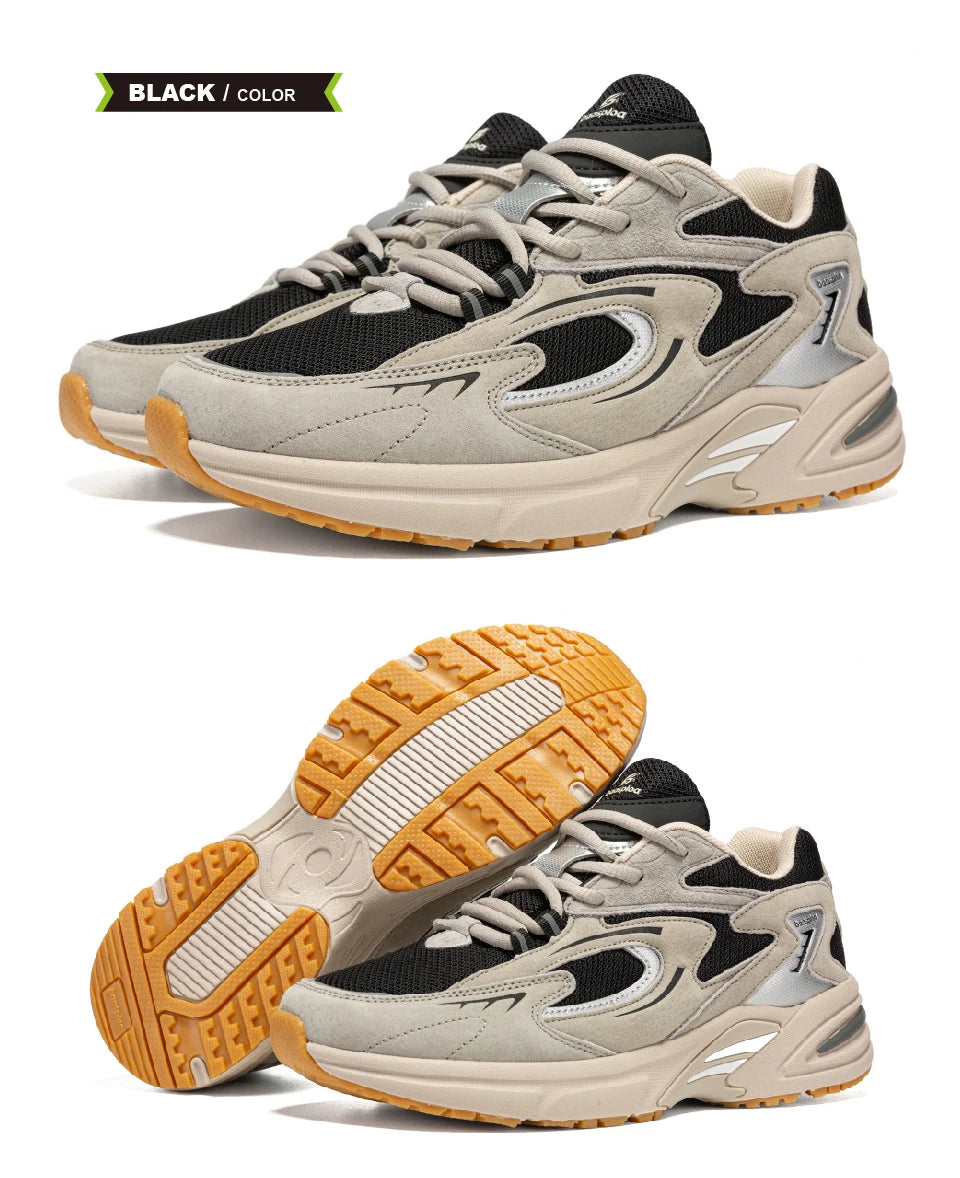 Baasploa New Running Shoes Men Outdoor Fashion Lightweight Mesh Sports Shoes Male Casual Breathable Non-Slip Walking Shoes