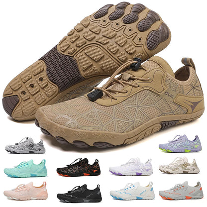 New Barefoot Wading Shoes Men Women Mesh Quick-Drying Beach Shoes Outdoor Non-Slip Swimming Shoes Unisex Water Sports Shoes