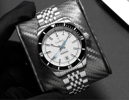 NEW 2025 CADISEN Men's Watches Mechanical Wristwatch For Men Automatic Watch Japan 8215 Ceramic Bezel 10Bar Waterproof Clock