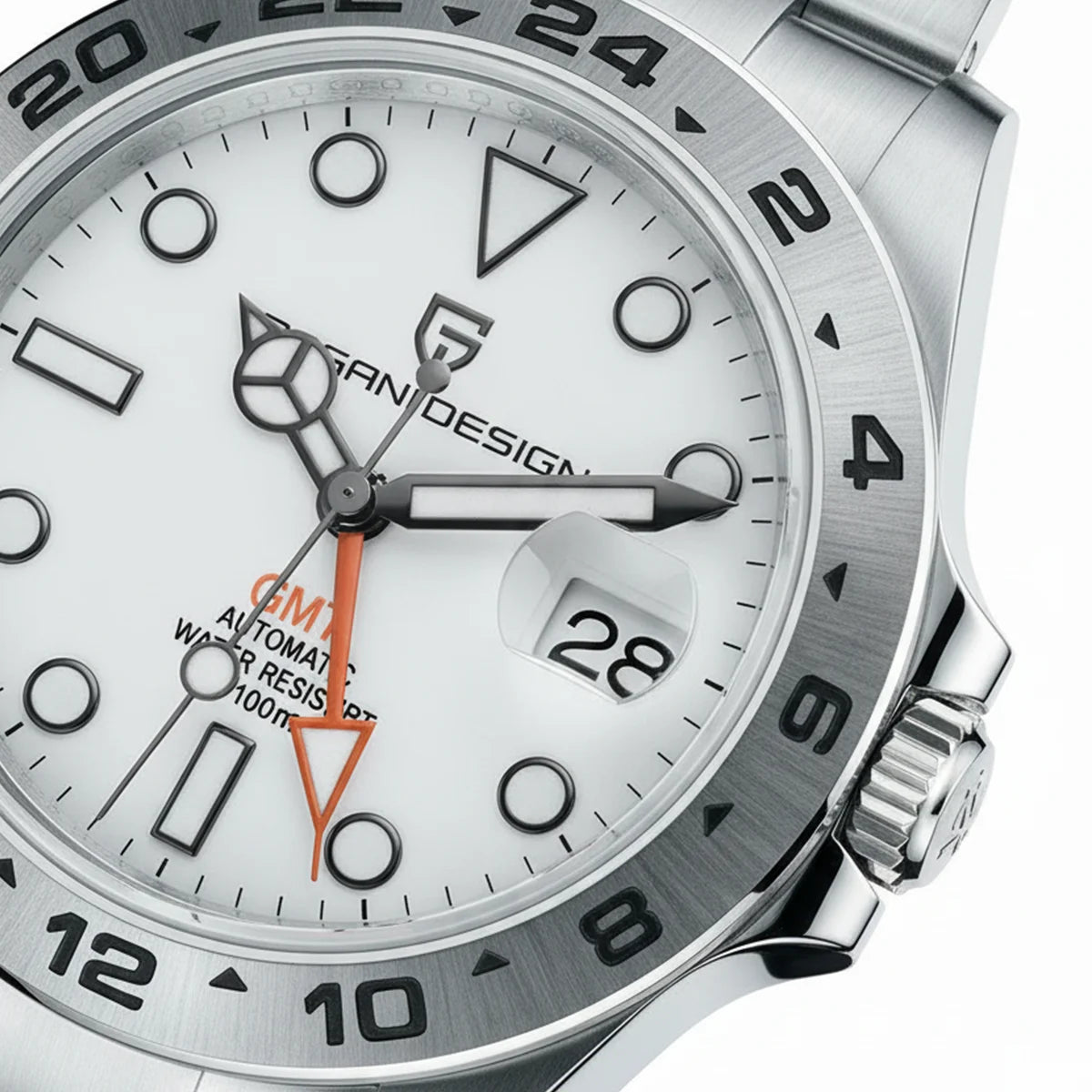 Pagani Design 2026 New Men's Diver Watch 42mm Sapphire Automatic Mechanical GMT Watch 100m Waterproof PD1682