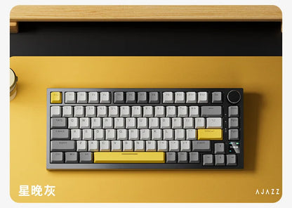 Ajazz AK820/AK820Pro gaming mechanical keyboard Bluetooth 5.1/Wireless/wired c custom keyboard with heat exchange sealed button