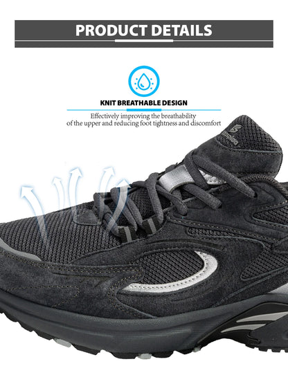 Baasploa New Running Shoes Men Outdoor Fashion Lightweight Mesh Sports Shoes Male Casual Breathable Non-Slip Walking Shoes