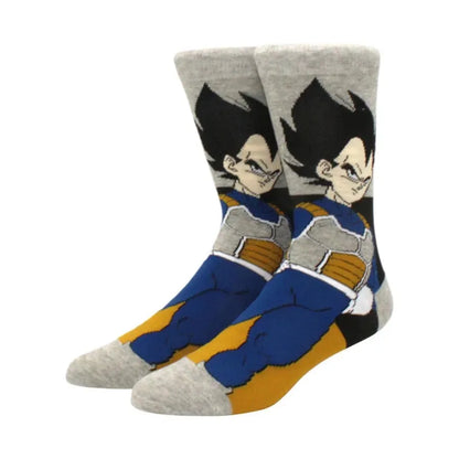 5Pairs Dragon Ball Unisex Cartoon Anime Socks Hip Hop Street Style Novelty Funny Casual Crew Socks for Men Women