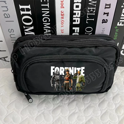 Estojo para Canetas Fortnite com Padrão Criativo do Jogo, Estojo Harajuku, Bolsa de Arrumação para Rapaz e Rapariga, Material de Regresso às Aulas, Presentes de Aniversário e Festa