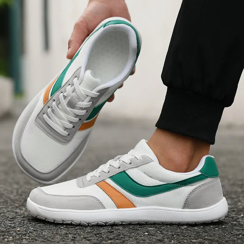 Men Shoes Wide Toe Sneakers Fashion New Soft Sole Wide Last Shoes Outdoor Casual Shoe Unisex Mesh Barefoot Shoes Tenis De Hombre