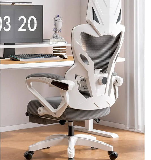 Ergonomic Computer Office Chair with Adjustable Height, Rotating Swivel Design, Comfortable Reclining Boss Chair for Home Office, Study & Gaming
