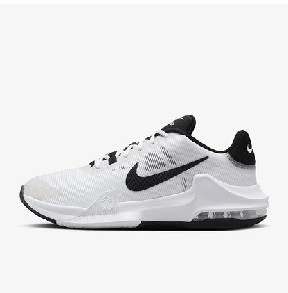 Zapatillas de baloncesto para hombre Nike Genuine Impact 4, prácticas, con amortiguación de cámara de aire, DM1124-103