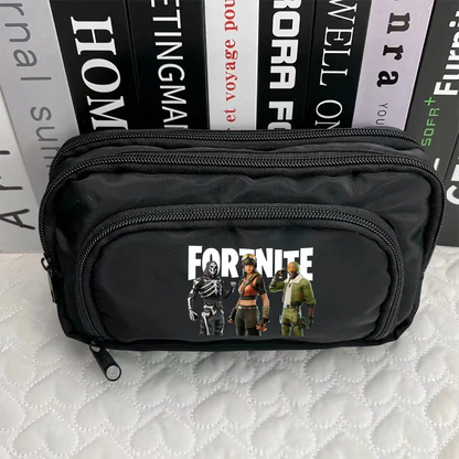 Estojo para Canetas Fortnite com Padrão Criativo do Jogo, Estojo Harajuku, Bolsa de Arrumação para Rapaz e Rapariga, Material de Regresso às Aulas, Presentes de Aniversário e Festa