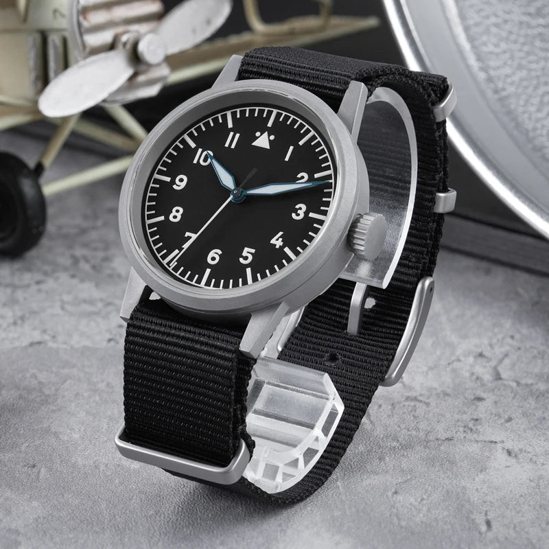 militado ML10 Quartz Watch VH31 Sweeping Second Movement 316L sandblasted coating Sapphire BGW9 Luminous 100m Waterproof Watch