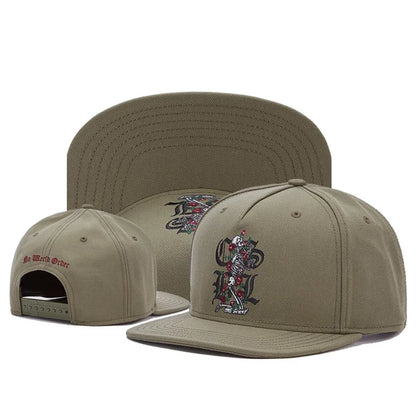 Luksus kasket Gorra-mærke Herrehatte Flat Top Baseball-kasket til mænd Justerbar Snapback Gorras Hombre Sport Kvinder Mænd HipHop Solhat