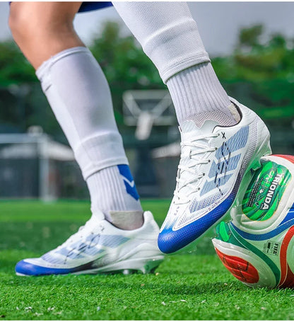 Nouvelles chaussures de football pour hommes, chaussures de sport d'extérieur, chaussures d'entraînement, chaussures de football antidérapantes, baskets professionnelles ultralégères unisexes