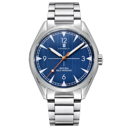 CORGEUT NH35/MIYOTA 8215 Watches Man Cattle Belt Automatic Mechanical Sapphire Glass Watches Fashion Casual Sports Watches