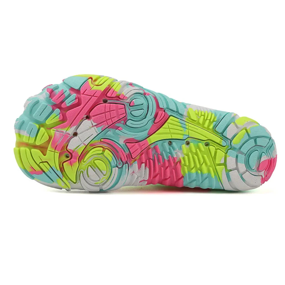 New 12 Colors Water Shoes Kids Summer Beach Five Fingers Barefoot Swimming Aqua Shoes Quick Dry Seaside River Children Sneakers