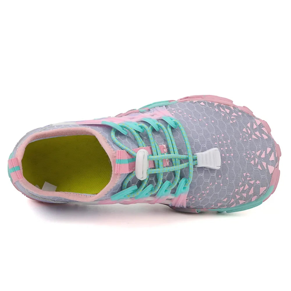New 12 Colors Water Shoes Kids Summer Beach Five Fingers Barefoot Swimming Aqua Shoes Quick Dry Seaside River Children Sneakers