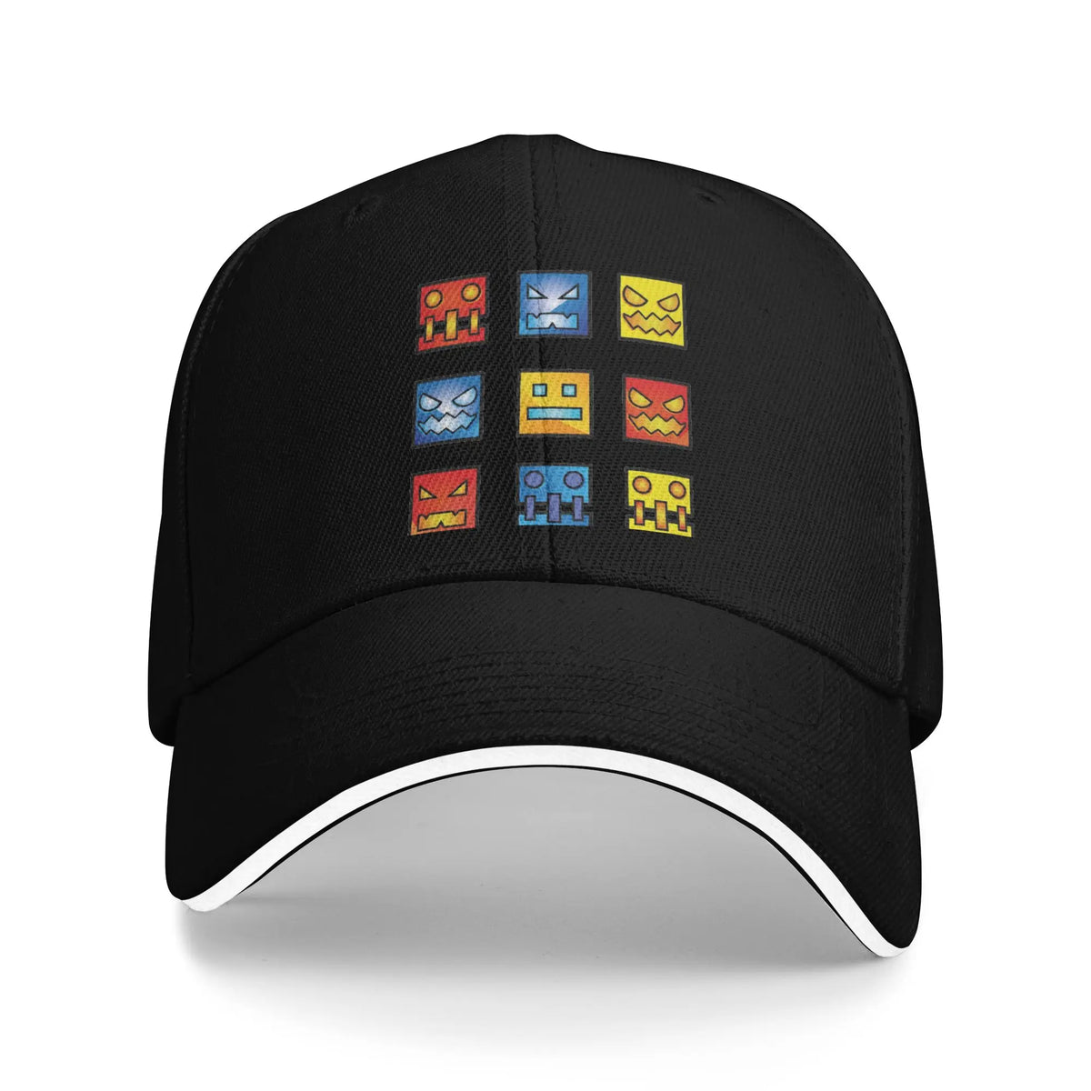 Geometri Gaming-terning Dash Baseballkasketter Hip Hop Extreme Demon Sandwich-kasket Unisex-stil Justerbar Dad Hat Løb Golf