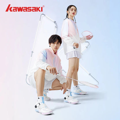 Zapatillas profesionales de bádminton Kawasaki King Series 2.0 para hombre y mujer, deportivas antitorsión originales, zapatillas de tenis para hombre, sneakers A3311