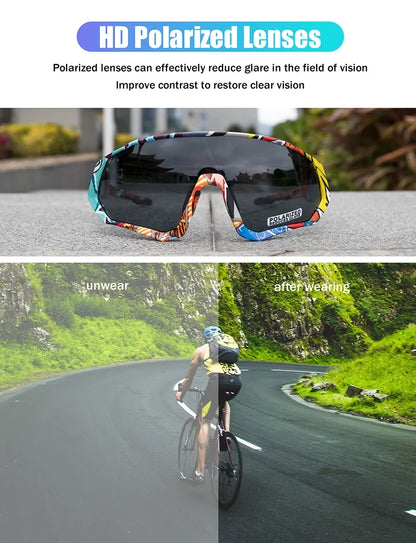 Kapvoe Herre-mærke Fiskeri Mountainee Cykelsolbriller Dame Landevejscykelbriller Cykelbriller Cykelsolbriller Oculos Ciclismo