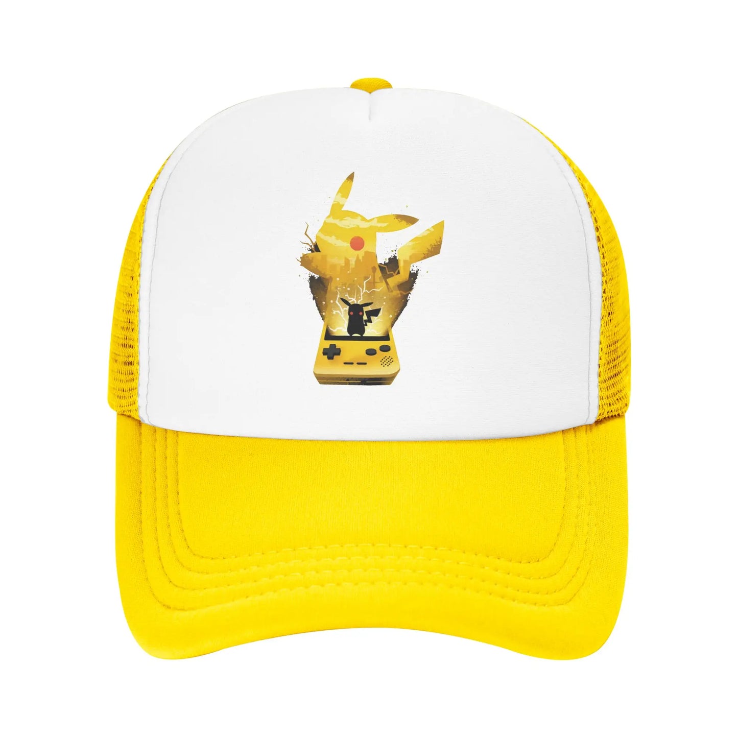 Pokemon Trucker Hats Adult Hip-Hop  Hats Trucker Hat Trucker Cap Adjustable Polyester Mesh Baseball Caps Summer