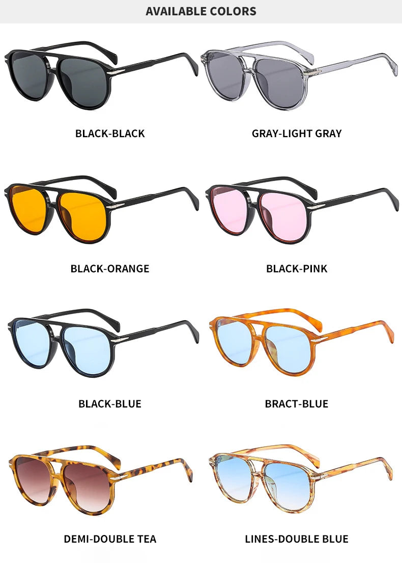 BOYSEEN Beach Sunglasses Man Summer Orange Sun Glasses UV400  Can Do Prescription Glasses Big Frame Blue Eyewear