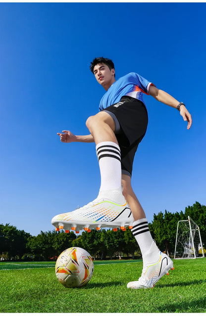 Nuevas zapatillas de fútbol para hombre, oferta destacada, botas de fútbol de alta calidad para mujer y unisex, botas de fútbol sala ultraligeras profesionales TF/FG