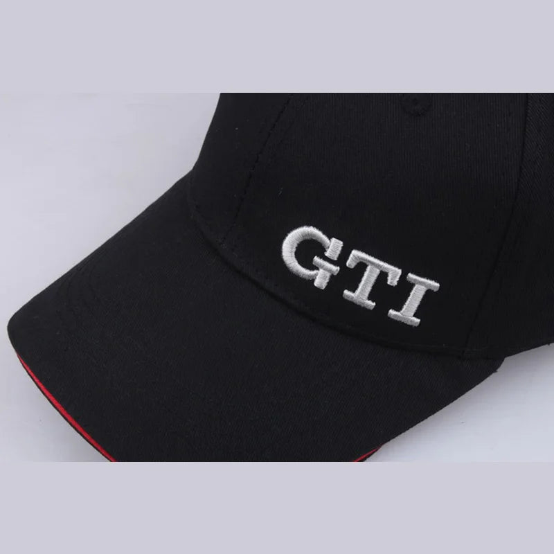 Шапка с букви за мъже и жени, състезателна шапка за кола, Golf GTI, бейзболна шапка, спортна и развлекателна шапка, шапка за къмпинг, плаж и слънце B185