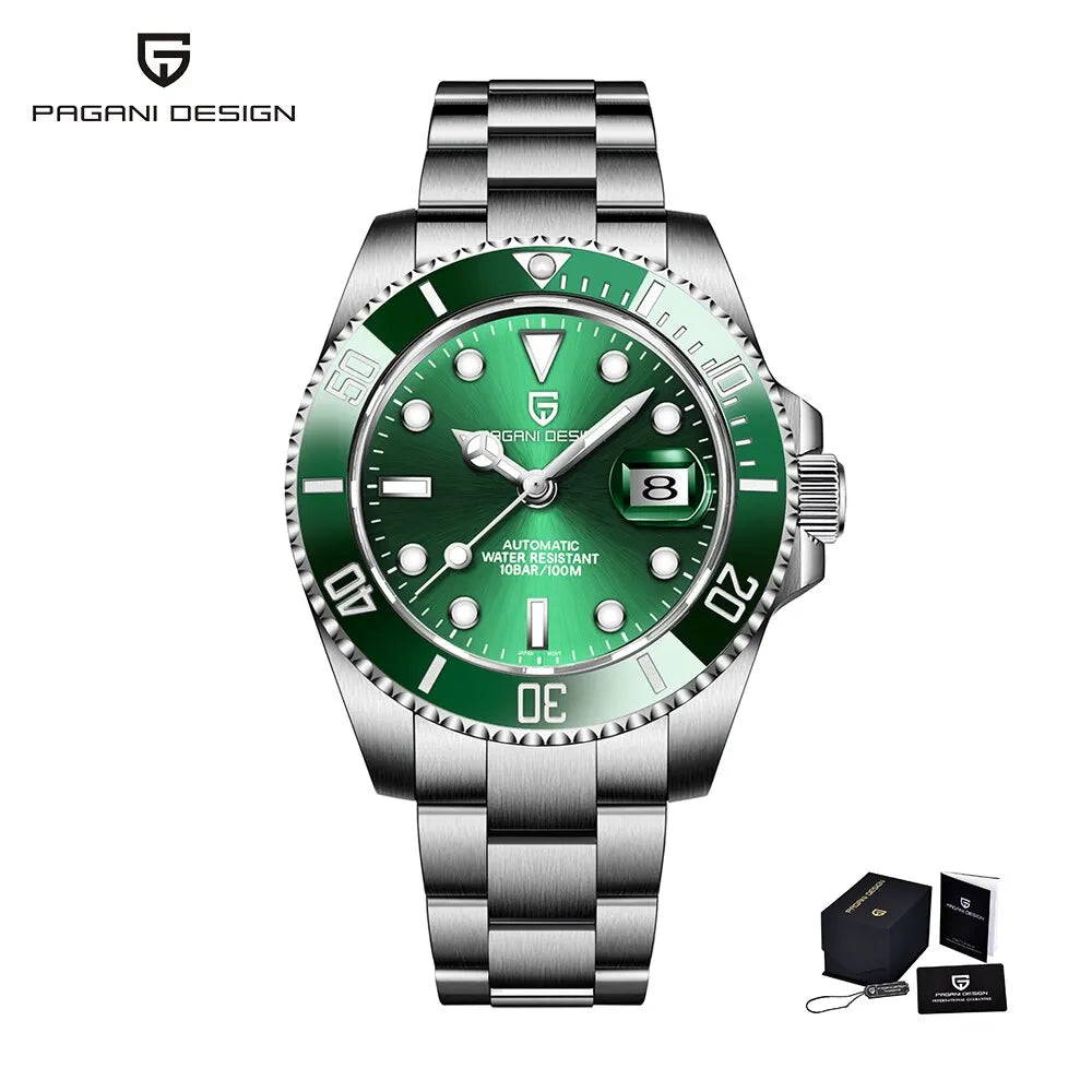 Relógio automático mecânico para homem PAGANI Design 2026 New Miyota 8215 40mm em aço inoxidável, impermeável
