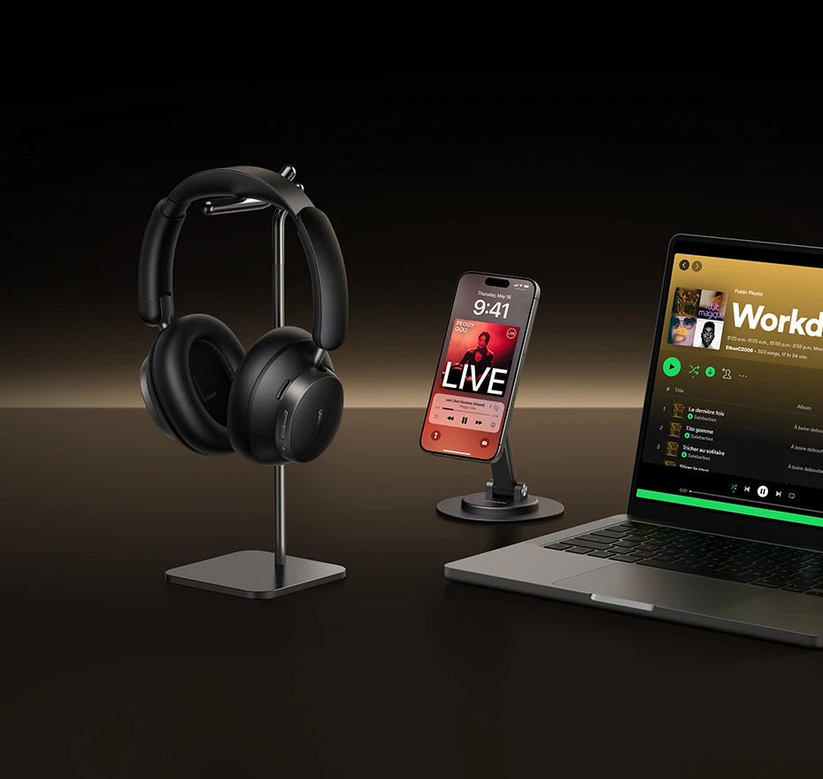 UGREEN Studio Pro 48dB ANC Kabellose Kopfhörer – Bluetooth 6.0 Hi-Res LDAC Over-Ear-Kopfhörer mit 120H Wiedergabezeit