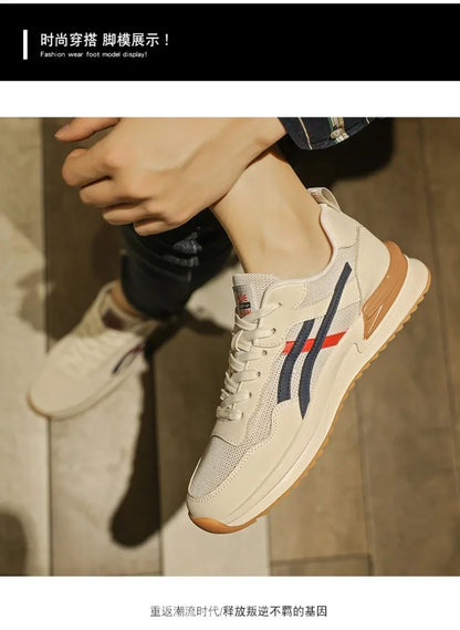 Men's Sneakers Breathable Casual Shoe Lace Up Sport Running Shoes for Men Tennis Shoes Cheap Shoes Clearance Free Shipping