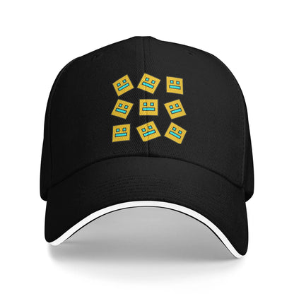 Geometri Gaming-terning Dash Baseballkasketter Hip Hop Extreme Demon Sandwich-kasket Unisex-stil Justerbar Dad Hat Løb Golf