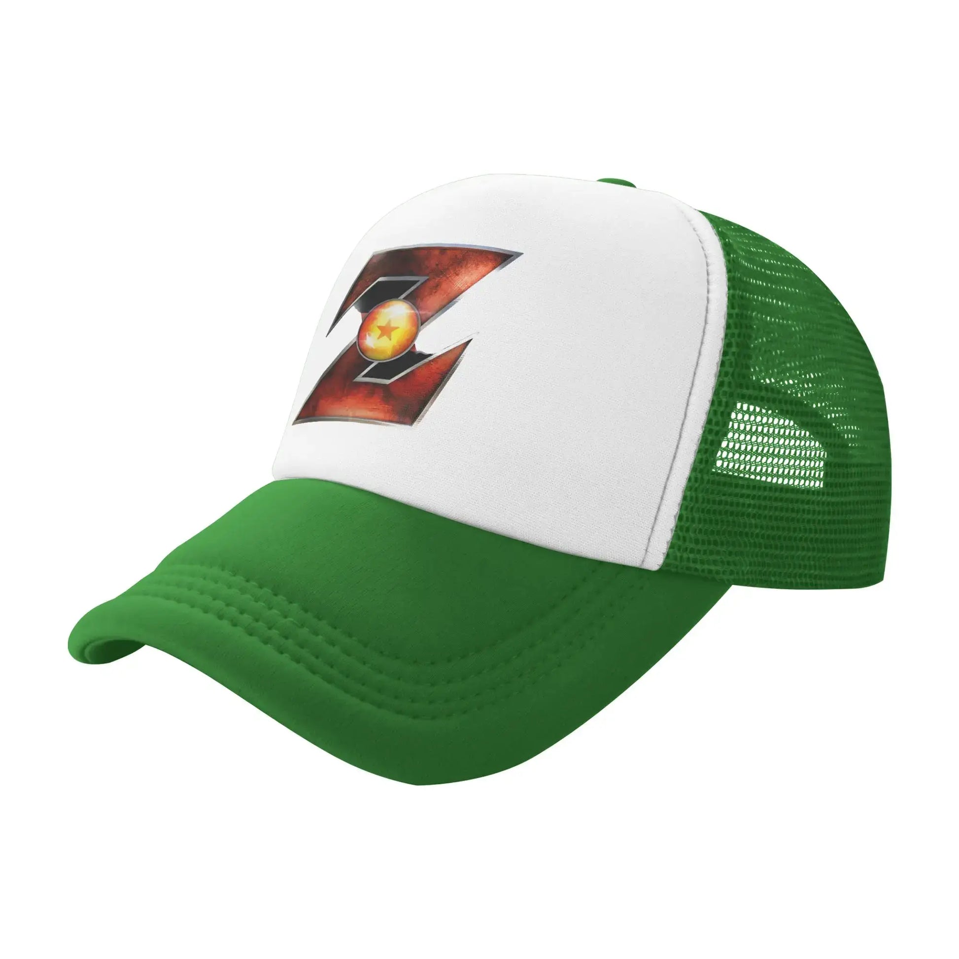 Adult Dragon Ball  Z Logo Trucker Caps Mesh Baseball Cap Polyester Hats Trucker Hat Breathable Sports Cap Summer, produit gaming premium Fraquane, équipement gamer
