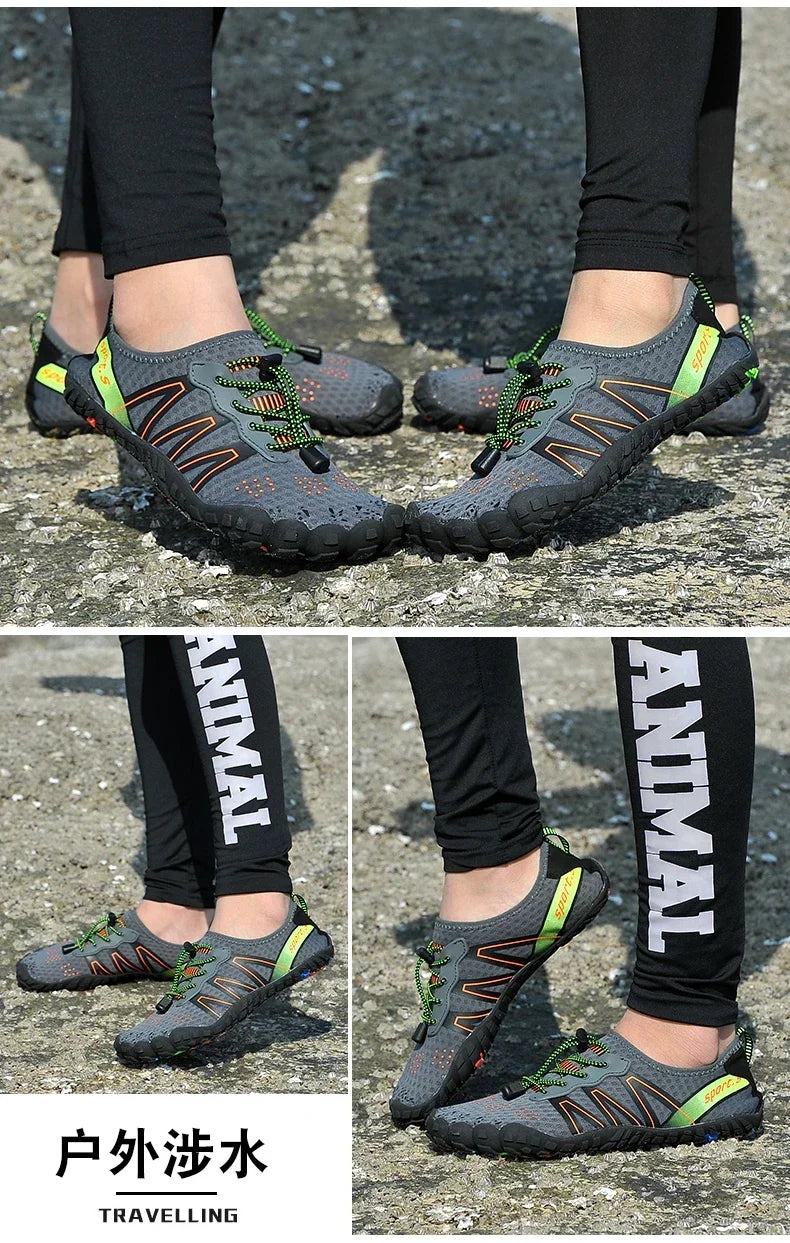 Men Wading Shoes Women Swimming Shoes Sneakers Barefoot Beach Sandals Upstream Aqua Shoes Quick-Dry Sea Diving Gym Water Shoes
