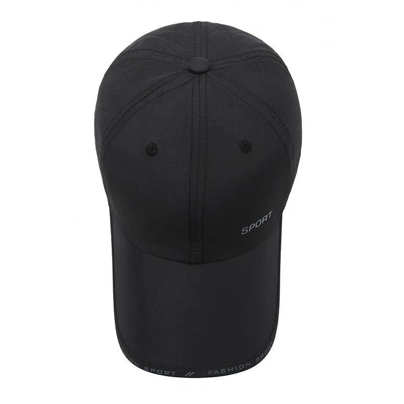 Schnelltrocknende, strapazierfähige Baseballkappe, UV-Schutz, atmungsaktiv, verstellbar, für Radfahren, Wandern, Angeln und andere Sportarten – Trucker-Cap für Damen und Herren