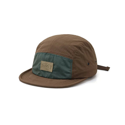 Zomerse, dunne, ademende en sneldrogende baseballpet voor mannen en vrouwen, voor outdooravonturen en bescherming tegen de zon, met korte klep en 5 flappen, geschikt voor wandeltochten