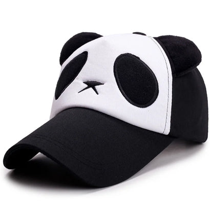 Søde sommer-baseballkasketter med panda-motiv til mænd og kvinder – bomulds-hiphop-snapback-kasketter med solbeskyttelse til drenge og piger – udendørs gorras – dropshipping
