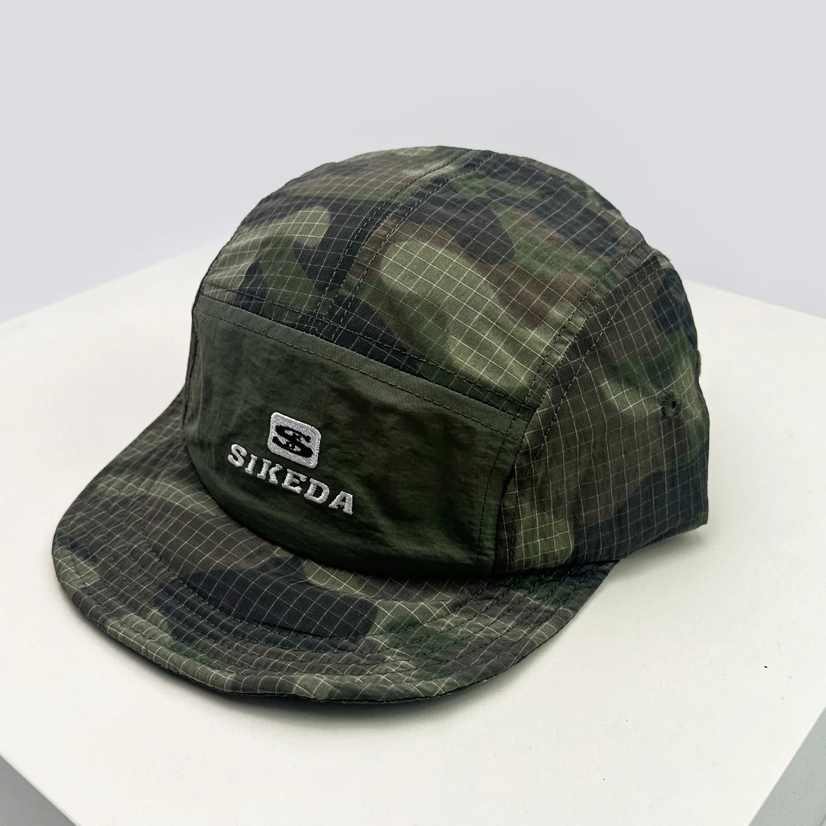 Unisexové kšiltovky CAMO s rychleschnoucí výšivkou písmen, sluneční kšiltovky s barevnými bloky, prodyšné osobní kšiltovky s šikmým kšiltem, univerzální kšiltovky
