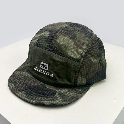 Unisexové kšiltovky CAMO s rychleschnoucí výšivkou písmen, sluneční kšiltovky s barevnými bloky, prodyšné osobní kšiltovky s šikmým kšiltem, univerzální kšiltovky