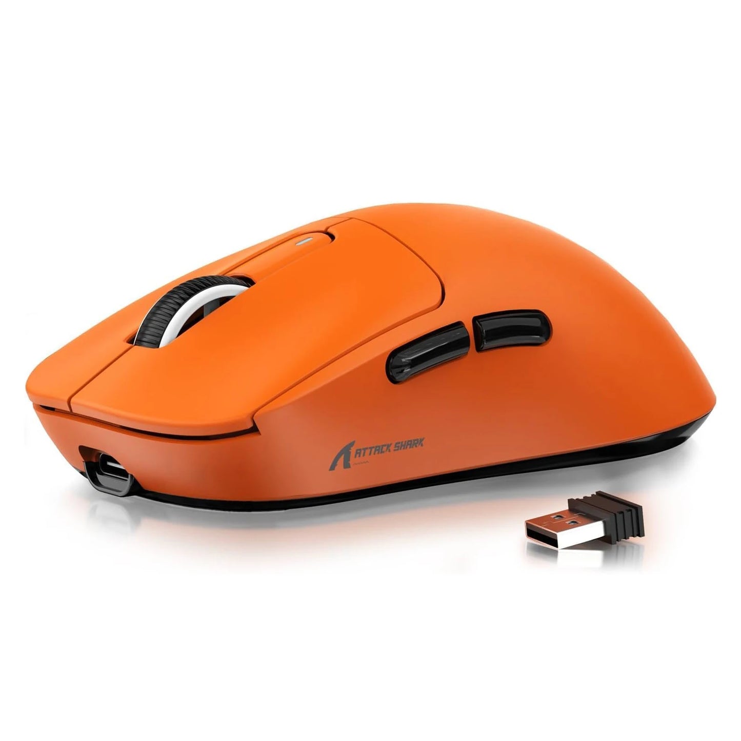 ATTACK SHARK X3 trådlös gamingmus, 49g ergonomisk PC-mus, trippellägen, PAW3395 26K DPI optisk sensor, programmerbara knappar