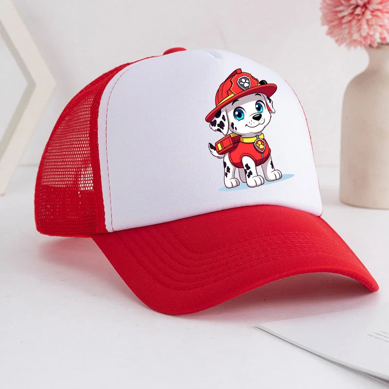 Baseballkappe für Jungen und Mädchen, sommerlicher, verstellbarer Sonnenhut, Anime, Paw Patrol, Chase, Skye, niedlicher Retro-Sonnenhut, Kopfbedeckung für Erwachsene, Geschenk