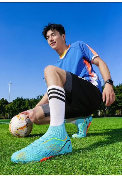 Nuevas zapatillas de fútbol para hombre, oferta destacada, botas de fútbol de alta calidad para mujer y unisex, botas de fútbol sala ultraligeras profesionales TF/FG