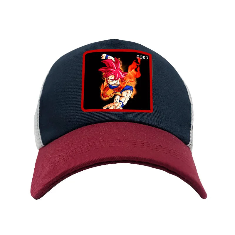 Dragon Ball Z Goku-hatte, bomuldsbaseballkasketter, Super Saiyan, anime, dame- og herrekasketter, hiphop-hatte, festgaver, solhatte