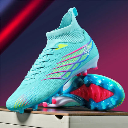 2026 New Superfly FG Football Boots Outdoor Soccer Cleats Black Shoes Soft Sport Professional Breathable Comfortable Boots