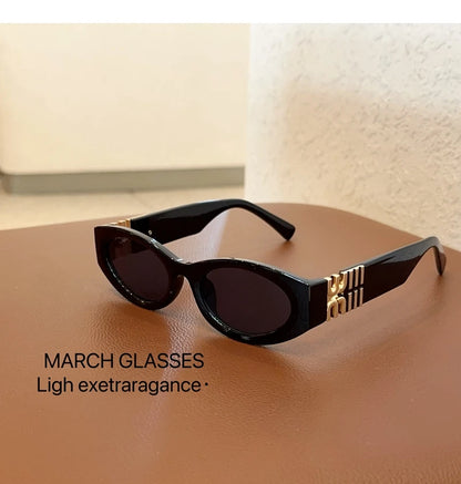 Moderne ovale solbriller til kvinder og mænd – trendy og cool solbriller til damer – Street Shot – retro – premium briller – Gafas De Sol – UV400