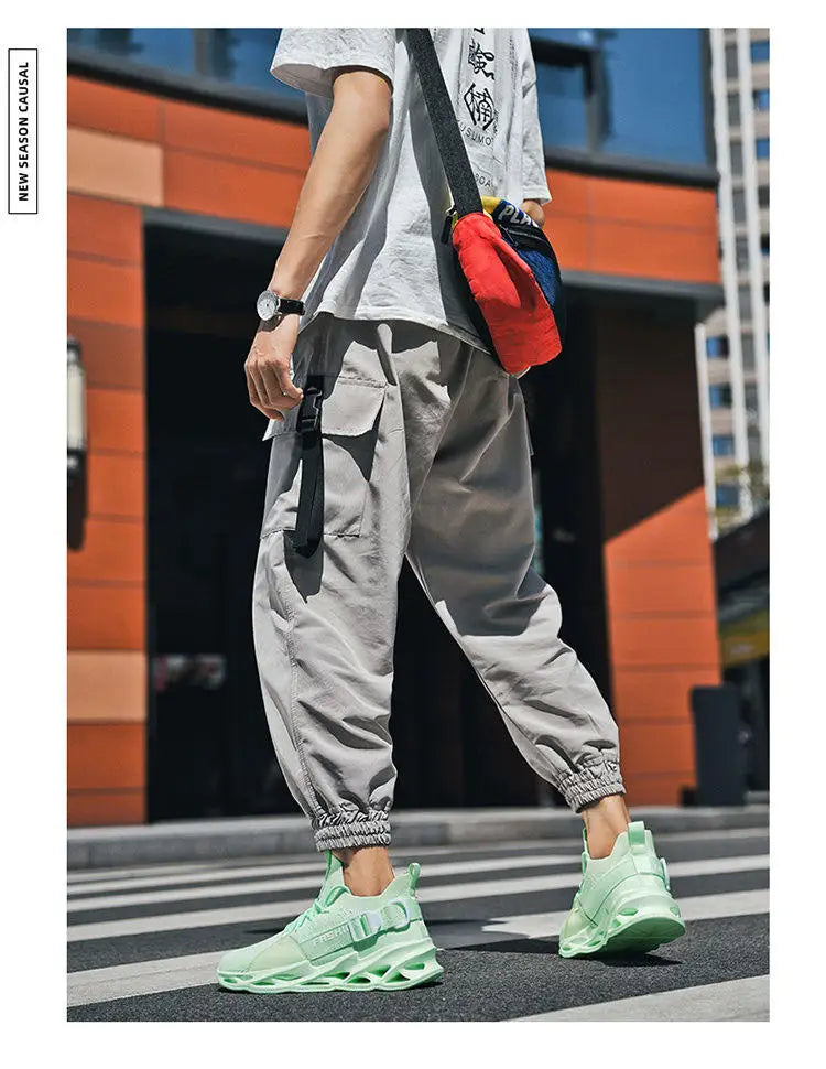 Moda Lila Casual Sneakers Dam Herr Blade Löparskor Storlek 48 Lätta Andningsbara Sportskor Herr Mesh-sneakers