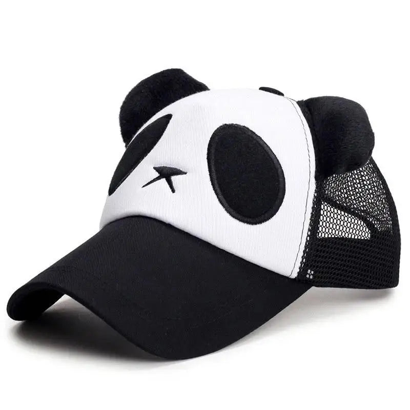 Søde sommer-baseballkasketter med panda-motiv til mænd og kvinder – bomulds-hiphop-snapback-kasketter med solbeskyttelse til drenge og piger – udendørs gorras – dropshipping