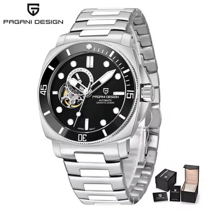 PD1736 PAGANI DESIGN 2025 Men Automatic Mechanical Watches Casual Fashion Sapphire Stainless Steel Diving TMI NH39 Reloj Hombre