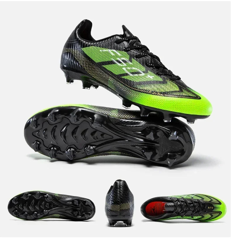 Nouvelles chaussures de football pour hommes, chaussures de soccer pour terrain en herbe, chaussures d'entraînement, chaussures de sport ultralégères, chaussures de match professionnelles, baskets antidérapantes unisexes.