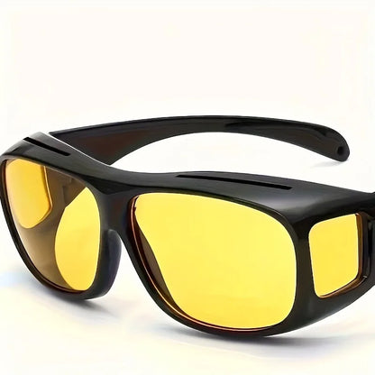 2pcs Night Vision Driving Surround Glasses Sunglasses Outdoor Sports Glasses Cycling Fishing Day and Night Unisex